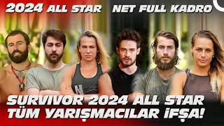 SURVIVOR 2024 ALL STAR KADROSU İFŞA OLDU! TURABİ OGEDAY NAGİHAN HİKMET PARVİZ ADEM BATUHAN DAMLACAN