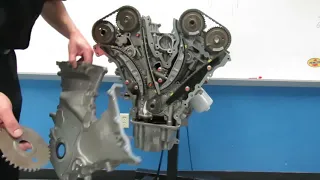 Ford 3.0 Remove the engine covers/Timing chain