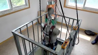 Belt to Save the Falling Person. Process of Making Safety Harness