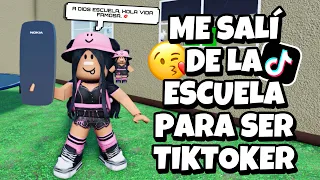 ME SALÍ DE LA ESCUELA PARA SER TIKTOKER 💋 (ROBLOX)