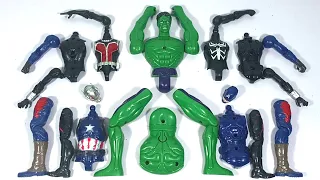 Assembling Toys Avengers Hulk Smash vs Ant-Man vs Venom Miles Captain America Marvel Story