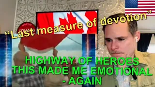 American Reacts- Canadian Highway of Heroes  with the Trews