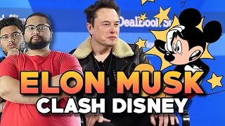 Elon Musk clash DISNEY