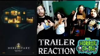 "Hereditary" 2018 Horror Movie Trailer Reaction - The Horror Show