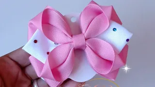 Dica Super Fácil❤️ Laço Simples Para INICIANTES 💞 DIY -PAP✅ Muito lindo