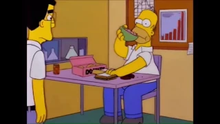 Homer eats more like a duck - 4 May 1997 - S08E23
