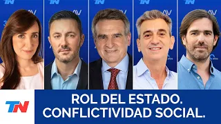 Debate de los candidatos a vicepresidentes en "A Dos Voces": Rol del estado y conflictividad social