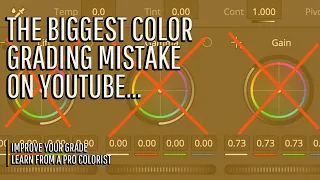 The biggest color grading mistake on YouTube