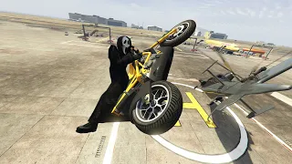 GTA 5 Stunning Ragdolls #120 - (Ghostface - Moon Gravity Fails)