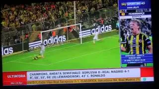 Borussia Dortmund-Real Madrid 4-1 SKY HD - Sintesi - Highlights - All Goals - © Champions 2012-2013