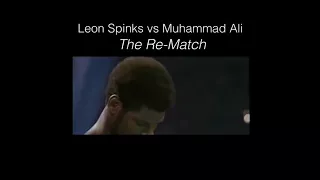 Leon Spinks vs Muhammad Ali - || - The Re-match - Highlight