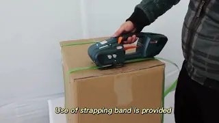 Electric hand strapping machine for pp/pet strapping band