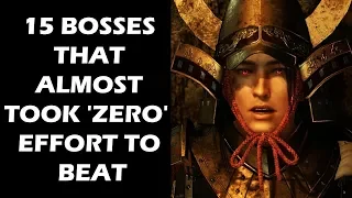 15 Video Game Bosses That Almost Took 'ZERO'  Effort To Beat