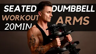 SEATED ARM DUMBBELL WORKOUT // 20mins