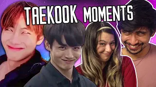 Taekook Moments I Think About A lot - First Time Couples Reaction!