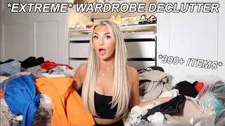 EXTREME WARDROBE DECLUTTER *BIGGEST ONE YET*