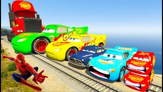 GTA V Epic New Stunt Race For Car Racing Challenge by Trevor and Shark #9898