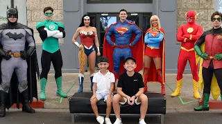 Kaison Meeting All His Favorite Superheroes CKN