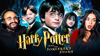 Our first time watching Harry Potter and the Sorcerer's Stone 2001 blind movie reaction!