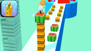 cube surfer 3D Gameplay All Levels Walkthrough Game Mobile New Update ALL Level