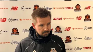 Adam Lakeland Post Match Thoughts - Blyth Spartans (Home)