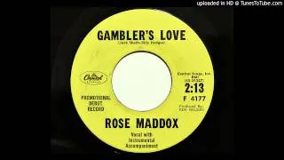 Rose Maddox - Gambler's Love (Capitol 4177) [1959 country]