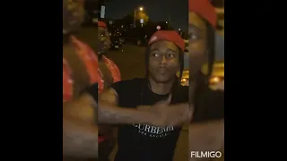 Inglewood Family Bloods "Indian Red Boy" Throwing Up His Slime Set!! "Kapone 3" Responds To Crips!!