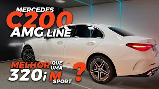 Um Classe C mais pra E do que pra A! (Confuso? Veja o vídeo :) #Mercedes #C200 #AMGLine