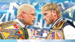 WWE King And Queen of The Ring Logan Paul vs Cody Rhodes Champion vs Champion