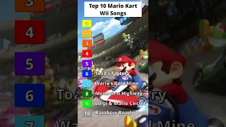 Top 10 Mario Kart Wii Songs #shorts #fyp #foryoupage #mario #mariokart #mariokartwii #music #top10