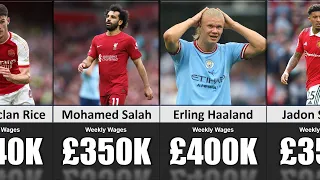 Highest Earners in The Premier League (Weekly Wages)