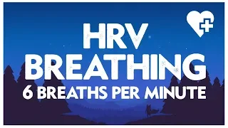 HRV Breathing Exercise (6 BPM) - 5 Seconds In, 5 Seconds Out (Resonance Frequency Breathing)