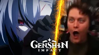 "The Song Burning in the Embers" Full Animated Short REACTION (Genshin Impact) - RogersBase Reacts