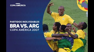 Copa América | Brasil 3-0 Argentina: La infartante final del 2007