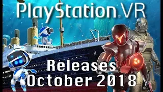 PSVR Releases October 2018 | 15 New Playstation VR Games!