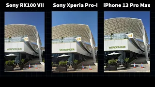 Sony Xperia Pro-I VS Sony RX100 VII VS iPhone 13 Pro Max - Camera Comparison