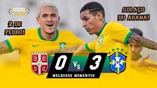 Sérvia 0 x 3 Brasil | Melhores Momentos | Amistoso da Seleção Olímpica | HD 08/06/2021