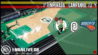 NBA Live 08: Boston Celtics 133-112 Charlotte Bobcats (Temporada Regular: 73-4) [Bao Ritcho]
