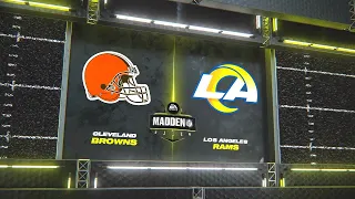 Madden NFL 24 - Cleveland Browns Vs Los Angeles Rams Simulation Week 13 PS5 Gameplay