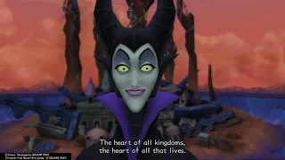 Kingdom Hearts II Final Mix (PS4) Cutscene #304 - Maleficent saves the Party