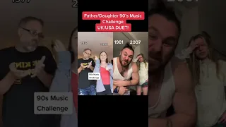 Father/Daughter 90’s Music Challenge…USA VS UK! #90smusic #fatherdaughter #music #challenge #usa #uk