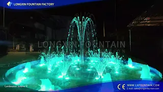 Rotating Flower Fountain - Round Small Fountain / Longxin Fountain Manufacturing