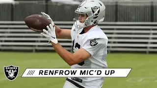 Hunter Renfrow Mic'd Up at 2019 Training Camp | Raiders