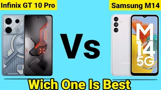 Samsung Galaxy M14 5G vs Infinix GT 10 Pro 5G - Phone Comparison #samsunggalaxya145g #infinixgt10pro