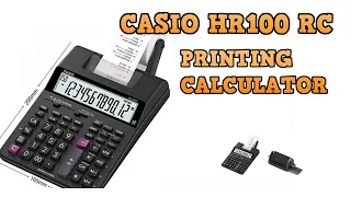 CASIO CALCULATOR HR-100RC (NEW)