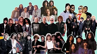 Scorpions - Nazareth - Steelheart - Bon Jovi - Guns N' Roses - Nirvana - Led Zeppelin - Deep Purple