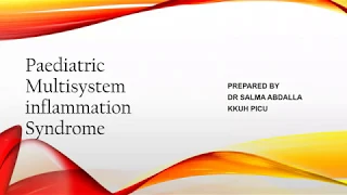 Review of Pediatric Inflammatory Multisystem Syndrome (MIS-C)