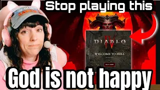 God's message to Christians! stop playing Diablo 4!