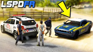 BLITZ DA PRF IMPROVISADA COM TRÊS CONES e SUPER VIATURA ( INCRÍVEL ) - GTA 5 : MOD POLICIA