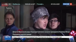 У Надежды Савченко есть несколько планов по возврату Донбасса